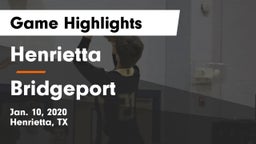Henrietta  vs Bridgeport  Game Highlights - Jan. 10, 2020