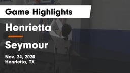 Henrietta  vs Seymour  Game Highlights - Nov. 24, 2020