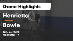 Henrietta  vs Bowie  Game Highlights - Jan. 26, 2021
