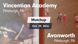 Matchup: Vincentian Academy vs. Avonworth  2016