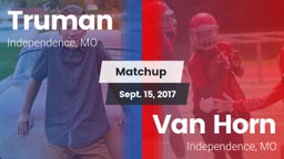 Matchup: Truman  vs. Van Horn  2017