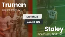 Matchup: Truman  vs. Staley  2018