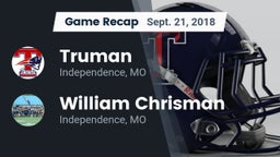 Recap: Truman  vs. William Chrisman  2018