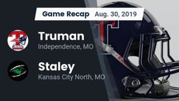 Recap: Truman  vs. Staley  2019