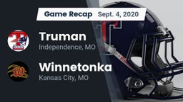 Recap: Truman  vs. Winnetonka  2020