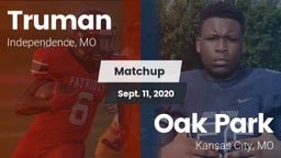 Matchup: Truman  vs. Oak Park  2020
