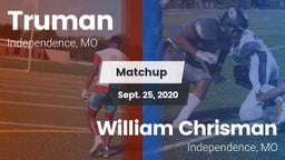 Matchup: Truman  vs. William Chrisman  2020
