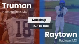 Matchup: Truman  vs. Raytown  2020