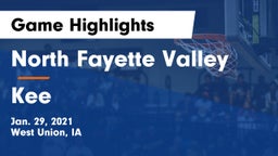 North Fayette Valley vs Kee  Game Highlights - Jan. 29, 2021