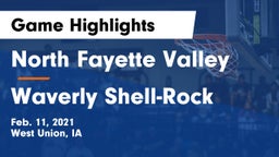North Fayette Valley vs Waverly Shell-Rock  Game Highlights - Feb. 11, 2021