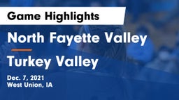 North Fayette Valley vs Turkey Valley  Game Highlights - Dec. 7, 2021