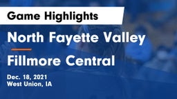 North Fayette Valley vs Fillmore Central  Game Highlights - Dec. 18, 2021