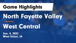 North Fayette Valley vs West Central  Game Highlights - Jan. 4, 2022
