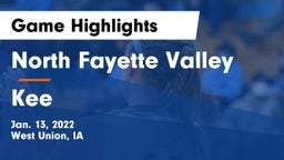 North Fayette Valley vs Kee  Game Highlights - Jan. 13, 2022