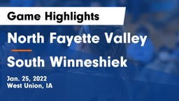 North Fayette Valley vs South Winneshiek  Game Highlights - Jan. 25, 2022