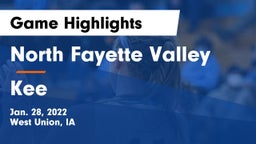 North Fayette Valley vs Kee  Game Highlights - Jan. 28, 2022