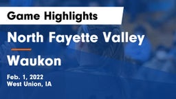 North Fayette Valley vs Waukon  Game Highlights - Feb. 1, 2022