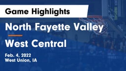 North Fayette Valley vs West Central  Game Highlights - Feb. 4, 2022