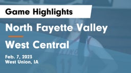 North Fayette Valley vs West Central  Game Highlights - Feb. 7, 2023
