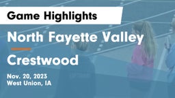 North Fayette Valley vs Crestwood  Game Highlights - Nov. 20, 2023