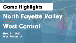 North Fayette Valley vs West Central  Game Highlights - Nov. 21, 2023