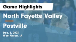 North Fayette Valley vs Postville  Game Highlights - Dec. 5, 2023