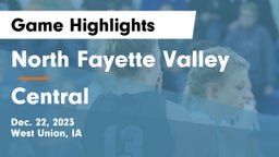 North Fayette Valley vs Central  Game Highlights - Dec. 22, 2023