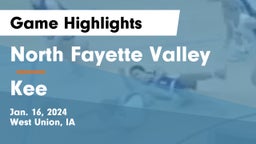 North Fayette Valley vs Kee  Game Highlights - Jan. 16, 2024