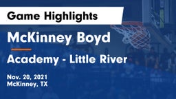 McKinney Boyd  vs Academy - Little River Game Highlights - Nov. 20, 2021