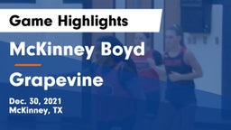 McKinney Boyd  vs Grapevine  Game Highlights - Dec. 30, 2021