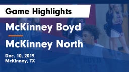 McKinney Boyd  vs McKinney North  Game Highlights - Dec. 10, 2019