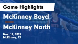 McKinney Boyd  vs McKinney North  Game Highlights - Nov. 14, 2023