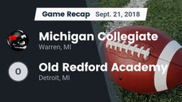 Recap: Michigan Collegiate vs. Old Redford Academy  2018