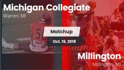 Matchup: Michigan Collegiate vs. Millington  2018