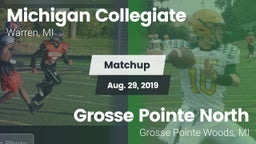 Matchup: Michigan Collegiate vs. Grosse Pointe North  2019