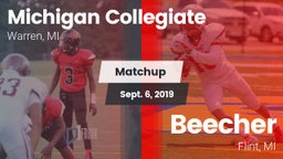 Matchup: Michigan Collegiate vs. Beecher  2019