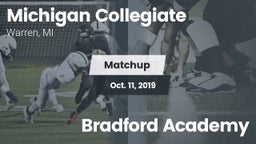 Matchup: Michigan Collegiate vs. Bradford Academy 2019