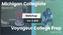 Matchup: Michigan Collegiate vs. Voyageur College Prep  2020