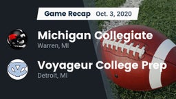 Recap: Michigan Collegiate vs. Voyageur College Prep  2020