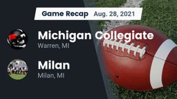 Recap: Michigan Collegiate vs. Milan  2021