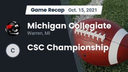 Recap: Michigan Collegiate vs. CSC Championship 2021