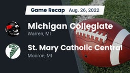 Recap: Michigan Collegiate vs. St. Mary Catholic Central  2022