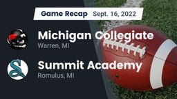 Recap: Michigan Collegiate vs. Summit Academy  2022