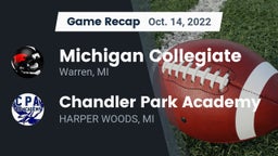 Recap: Michigan Collegiate vs. Chandler Park Academy  2022