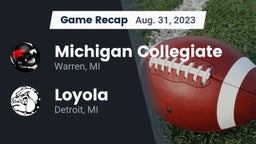 Recap: Michigan Collegiate vs. Loyola  2023