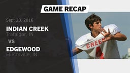 Recap: Indian Creek  vs. Edgewood  2016