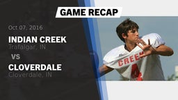 Recap: Indian Creek  vs. Cloverdale  2016