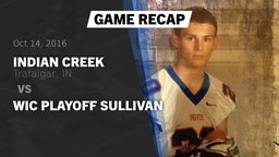 Recap: Indian Creek  vs. WIC Playoff Sullivan 2016