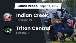Recap: Indian Creek  vs. Triton Central  2017