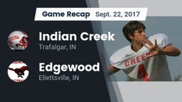 Recap: Indian Creek  vs. Edgewood  2017
